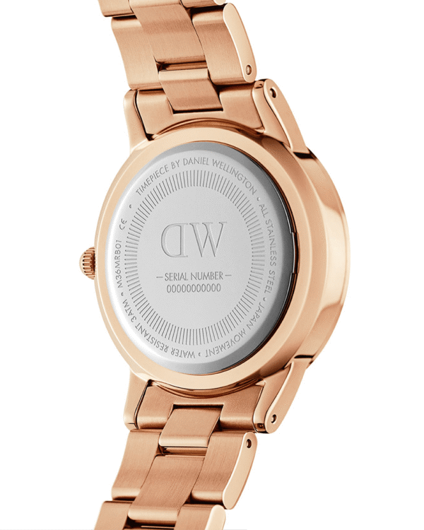 Iconic Link Rose Gold 28 – Black