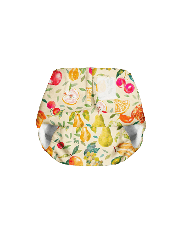 Superbottoms Newborn UNO Cloth diaper + 1 Dry Feel Pad -Fruit Burst (0-3 Months)